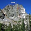 My partner and I got really off route between the 4th and 5th pitch. Extremely scary and chossy. Avoid this mistake and do not follow the crack after 4th belay. Get off crack, and go left fairly soon after leaving grassy belay ledge on to easy, run out face climbing!