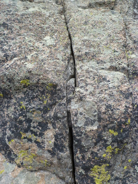 The crux crack.