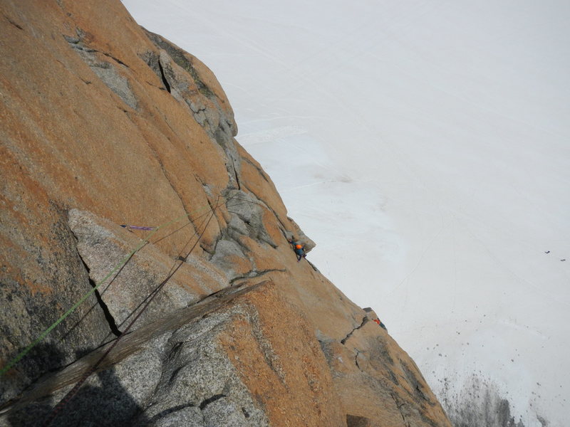 The easy variant (5.5) of the 6th pitch.  