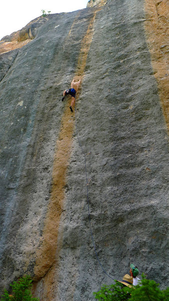 Climber on Sky Pilot.