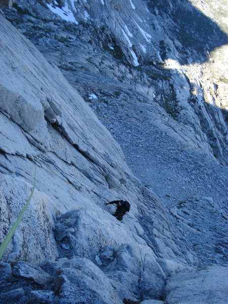 Daniel on the West Ridge of Mt. Connes, Yosemite