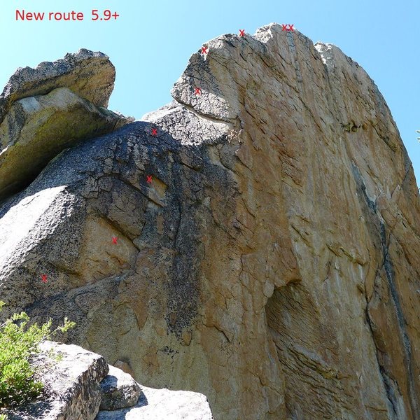 Fun new route at Dreamscape domes.