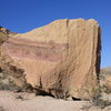 West Face of the Smith/Grandpa Smith boulder. photo credit Michael Szabo