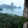 Above the canopy looking over to Railay West...