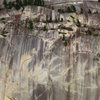 Climbers on Perry's Lieback, the Grand Wall