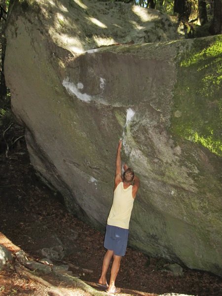 Hagakure, the second boulder in the woods.