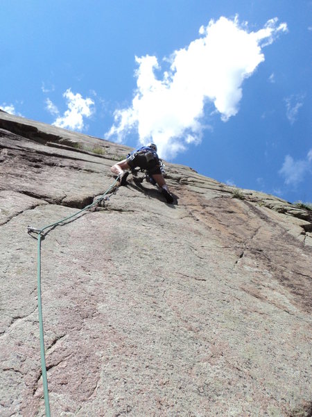 George above the tips crack (crux) of what can be P3.