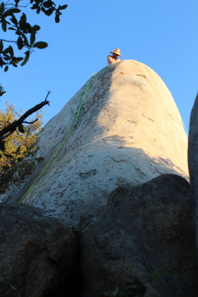 rope solo (or safe high ball boulder)