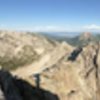 My girlfriend on the summit of Lone Peak after climbing The Open Book.