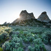 Twin Sisters in late afternoon.  June 2011.