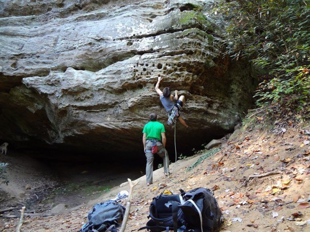 Cool 5.9 at the red river gorge