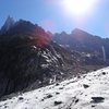 Les Drus and Aiguille du Moine