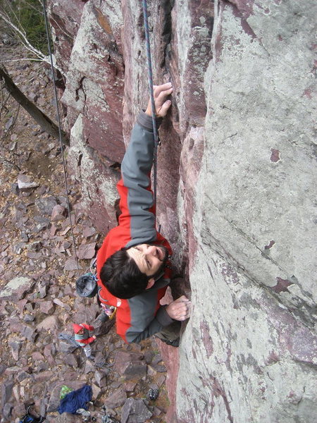 On the crux.  c. 2008