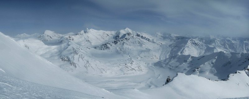 Looking up the M'Ladies Branch of the Castner from Silvertip