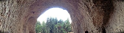 Panoramic Shot from deep in Cave 