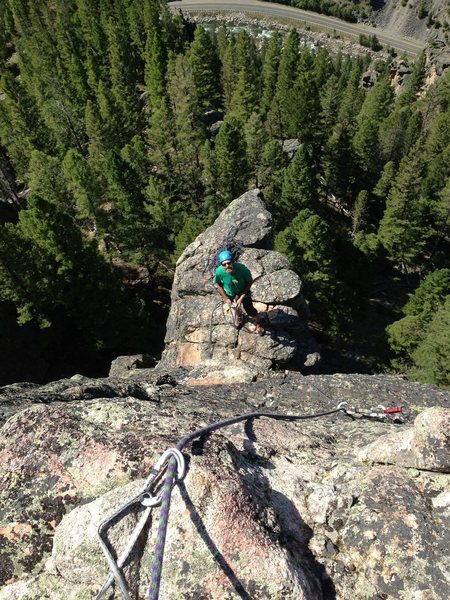 Nice belay ledges on this one!