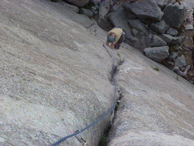 Kevin on the first pitch.