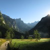 Sunrise over Val di Mello