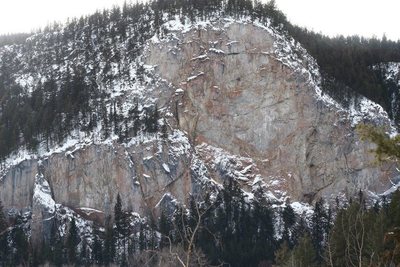 Winter Pic of the main untouched face at OJ