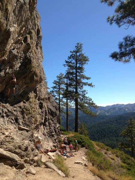 Center wall, Big Chief, Tahoe Vicinity, CA.