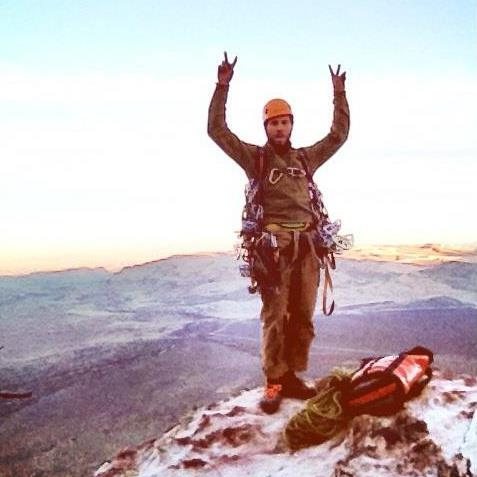 Top of Rose Tower after my first multipitch rope solo. <br>
<br>
One Armed Bandit 5.7+ Red Rocks