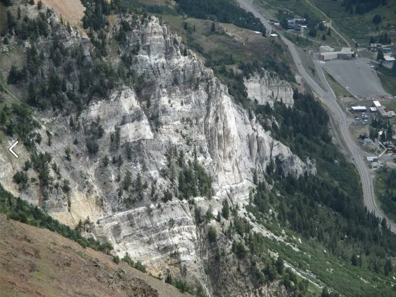 Hell Gate as seen from the South East Ridge of Mount Superior