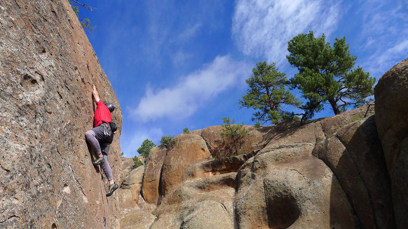 Climber on Ms. Cool.