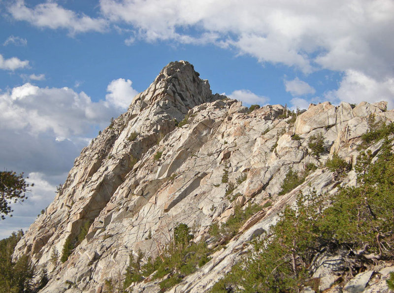 N up South ridge to first tower