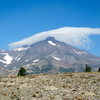 South Sister, 10,358'.  Photo taken from approach to Broken Top.