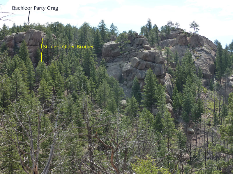 Looking South from Slacker Dome.