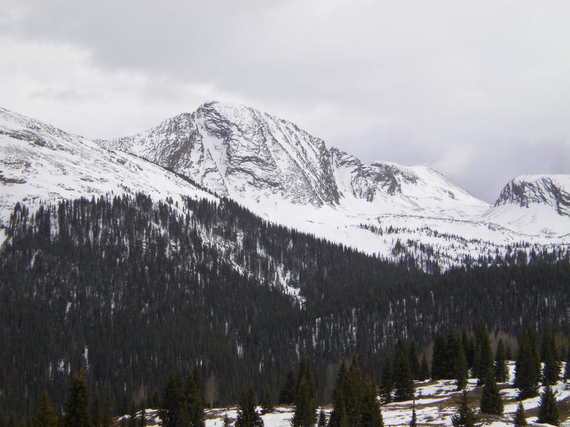 West Face Couloir, May 2013.