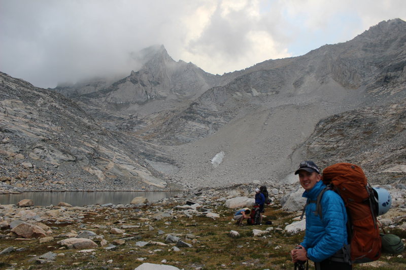 View of Bear Creek Spire from Dade Lake.
