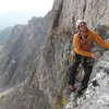 Jackson - Johnson route - Hallett Peak. RMNP Sunday Sept 1st. 2013 Photo by Mike Walley.<br>
<br>
