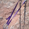 Exercising proper conservation techniques. We can all help by reducing our impact on the anchors. Sport route anchors rigged for top roping. 