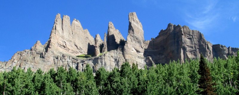 Unclimbed (most likely!) rock in Mill Creek Canyon.