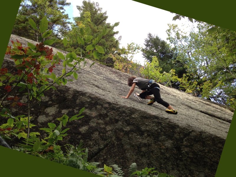 Madison heading up the lower half of the slab