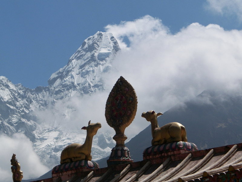 Ama Dablam from Tengbotche Monastary