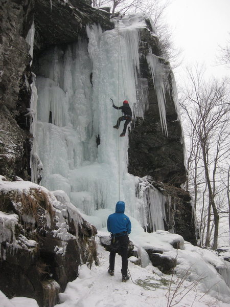 Ice Climbing in the Catskills