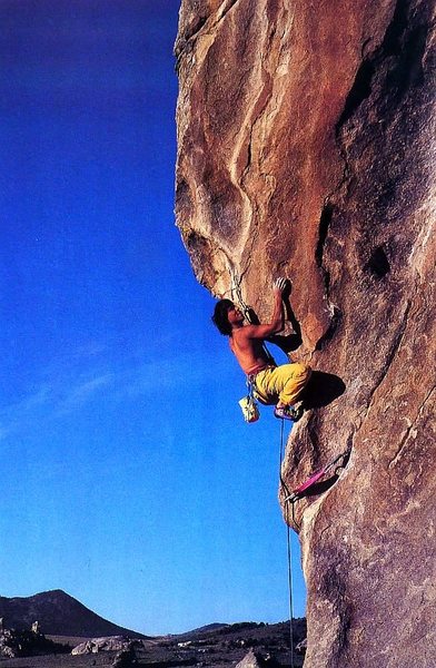 Tony Yaniro on The Mechanic (5.12a), City of Rocks
<br>

<br>
Photo by Matt Fritz