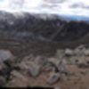 Panorama from Fletcher looking (L to R) at Quandary, Wheeler, Bartlett, and Drift.