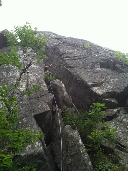 Jeremy gettin it done in the west chimney