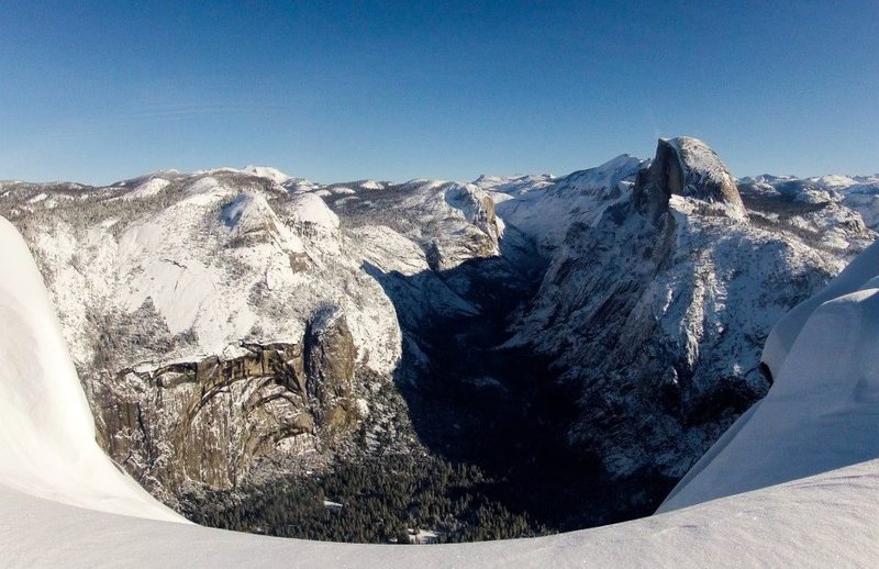 Christmas eve at Glacier Point