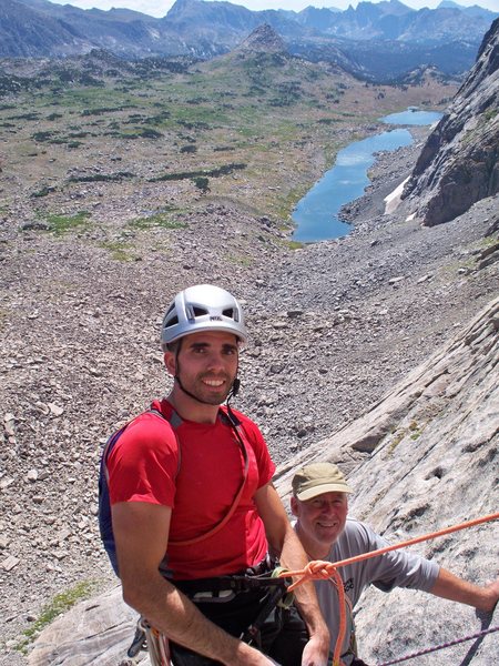 Jonathan Baldassare and Steve Arsenault at the top of pitch 2