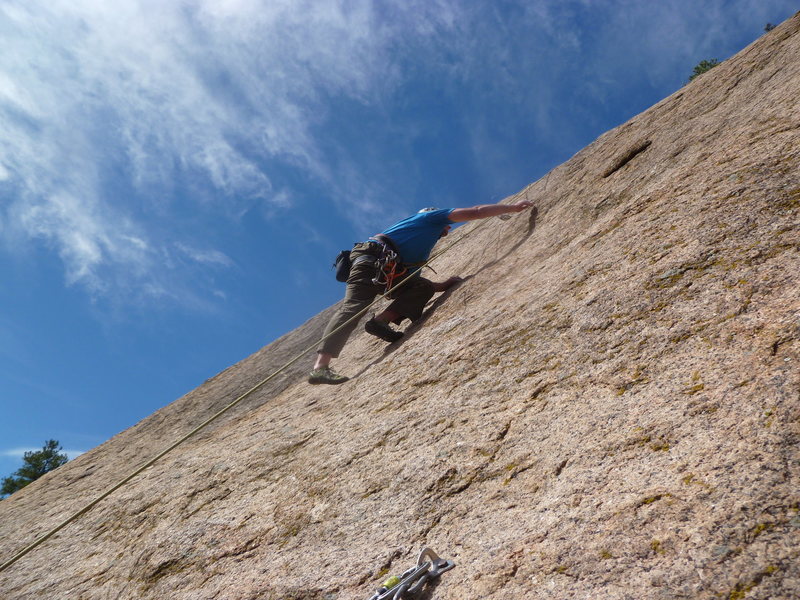 Brian on the second pitch.