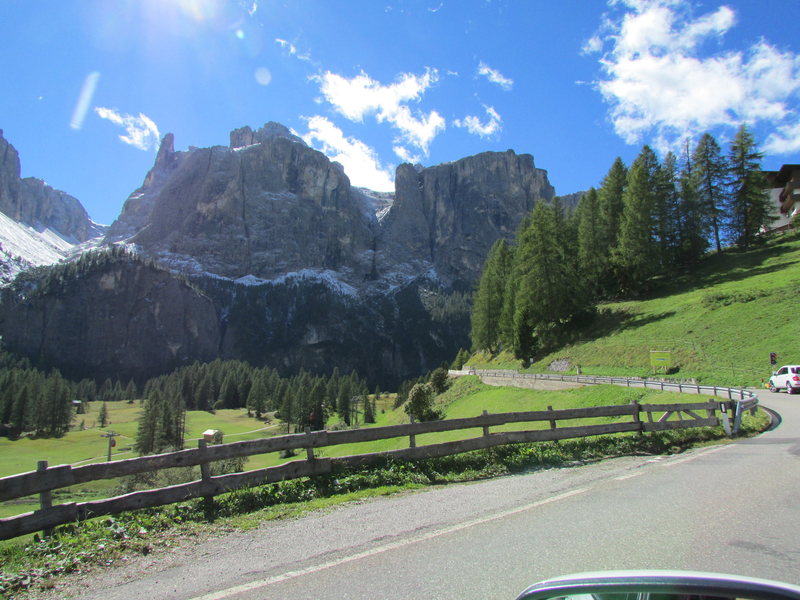 Eastern and Central Northern Sella Group from near Groednerpass.