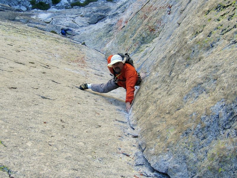 Rico Miledi and Kevin Daniels on the classic corner pitch. Photo by me