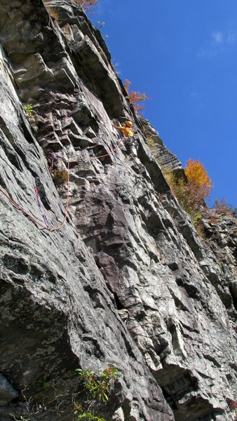 Just after the crux