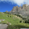 Sella Towers from SW.