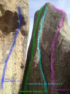 The middle route shown on Cleaver