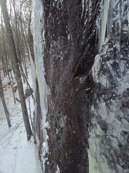 Ice climbs in Branford, CT...